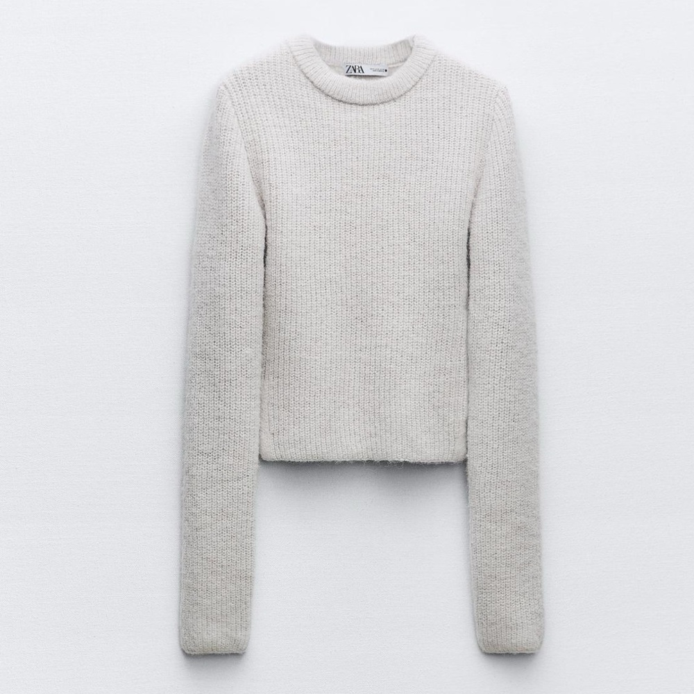 Zara Slim Fitted Knit Sweater